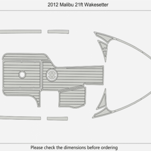 2012 Malibu 21ft Wakesetter